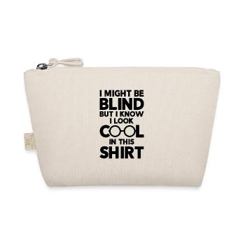 Braille Blind Blindness Awareness Visually - Organic Pouch - nature - Front