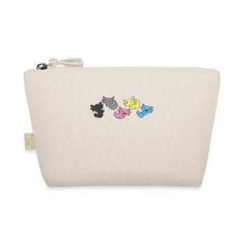 Drapeau polygenre Fierté LGBTQ Axolotl - Trousse biologique - nature - Devant