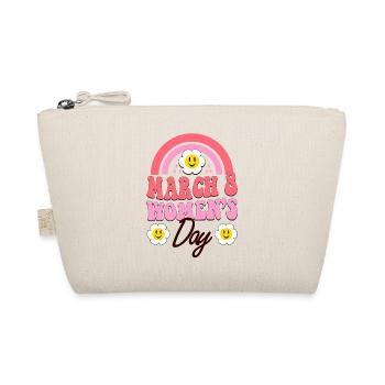 March 8 International Womens Day Happy Womens Day - Organic Pouch - nature - Front