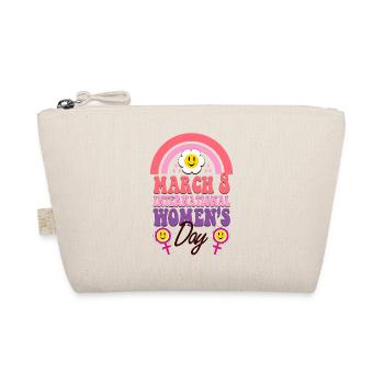 March 8 International Womens Day Awareness - Organic Pouch - nature - Front