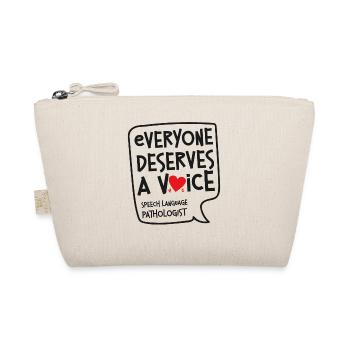 Speech Therapist Therapy Assistant - Organic Pouch - nature - Front