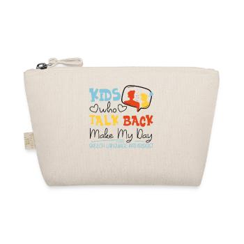 Speech Therapist Therapy Assistant - Organic Pouch - nature - Front