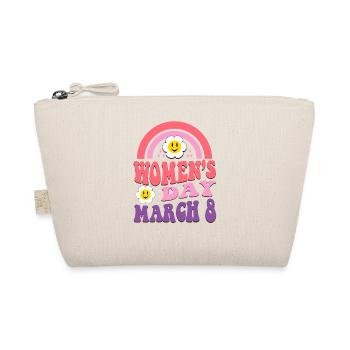Classic Vintage Color March 8 Women's Day - Organic Pouch - nature - Front