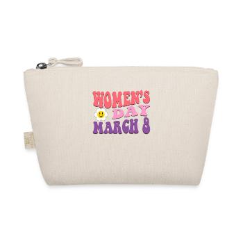 Women's Day March - Happy International Women's Da - Organic Pouch - nature - Front