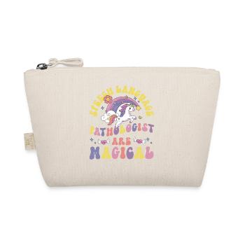 Speech Therapist Therapy Assistant - Organic Pouch - nature - Front