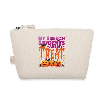Speech Therapist Therapy Assistant - Organic Pouch - nature - Front