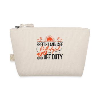 Speech Therapist Therapy Assistant - Organic Pouch - nature - Front