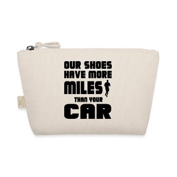 Marathon Triathlon Running Jogging Biking Cycling - Organic Pouch - nature - Front