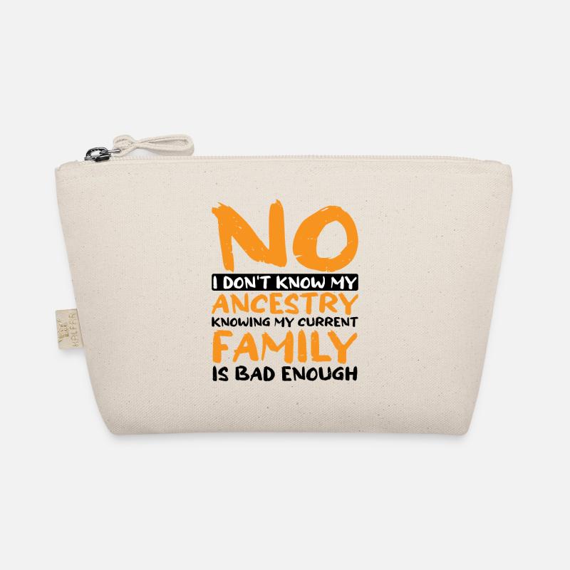 No, I Don't Know My Ancestry 2 Organic Pouch