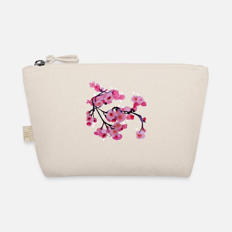 Kirschblüten Ast Japanische Kirschblüte sakura - Bio-Täschchen - Natur