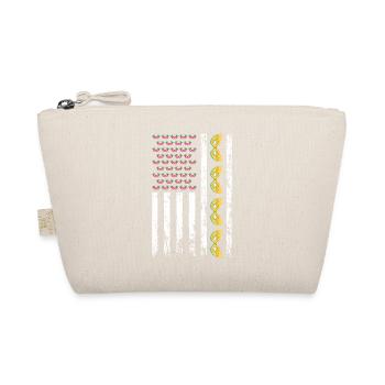 American Carnival Masquerade Mardi Gras - Organic Pouch - nature - Front