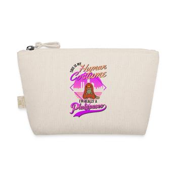 Platypus Human Costume Halloween - Organic Pouch - nature - Front