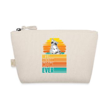 Best Raccoon Mom Ever Waschbär Mama - Organic Pouch - nature - Front