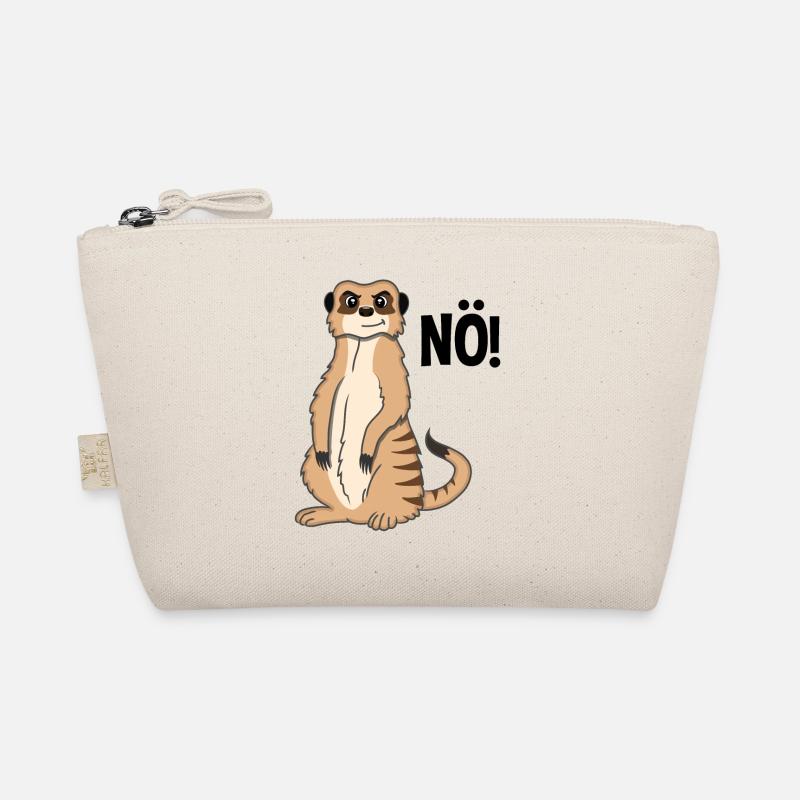 Böses Erdmännchen Nö Lustiger Spruch Geschenk - Bio-Täschchen - Natur
