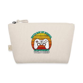 100th Day Of School Gamer 100 Days Of School - Organic Pouch - nature - Front