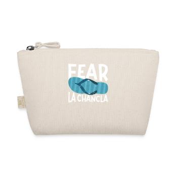Fear La Chancla Funny Cinco de Mayo Spanish - Organic Pouch - nature - Front