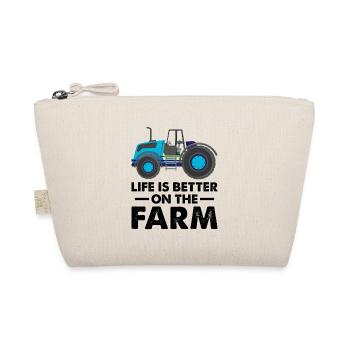 La vie est meilleure à la ferme Agriculteurs - Trousse biologique - nature - Devant