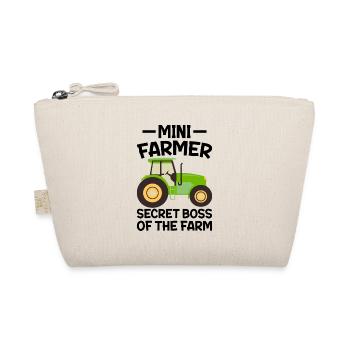 Farmer Secret Boss of Farm CEO Table - Organic Pouch - nature - Front