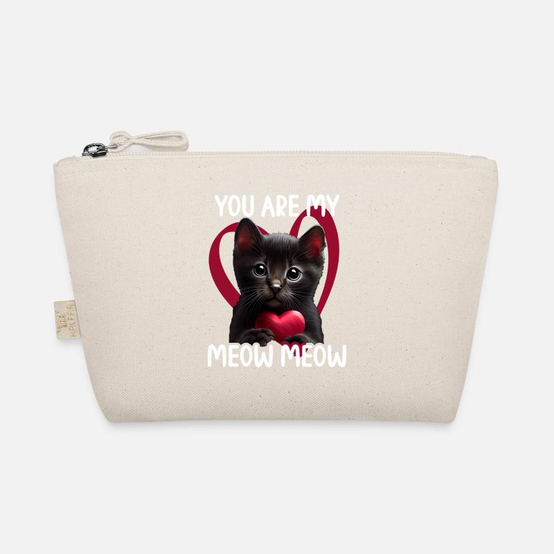 Tu es mon Meow Meow Cat Trousse biologique