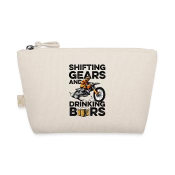 Shifting Gears And Drinking Beers Motocross Dirt B - Bio-Täschchen - Natur - Vorne