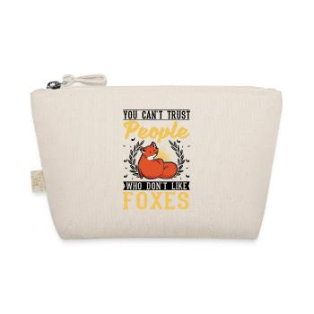 Fox Cadeau Renard roux - Trousse biologique - nature - Devant