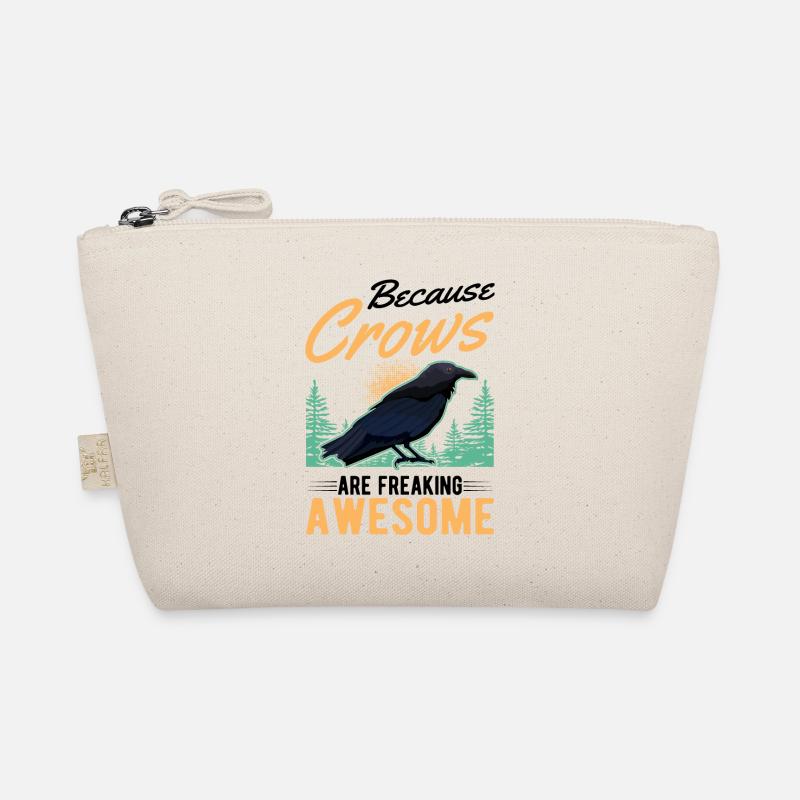 Because Crows are freaking awesome Krähe Bio-Täschchen