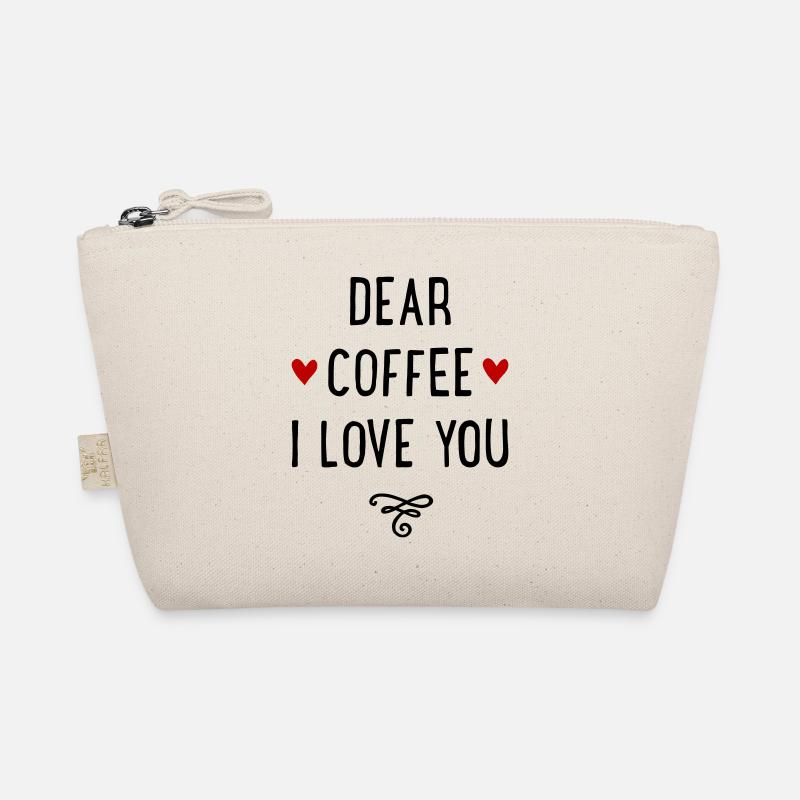I love coffee - Organic Pouch - nature