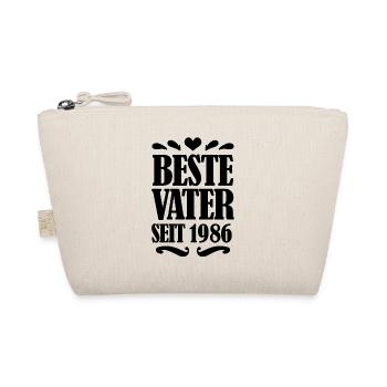Bester Vater seit 1986 - Bio-Täschchen - Natur - Vorne