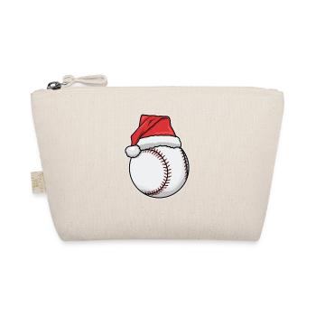 Baseballer Weihnachten - Bio-Täschchen - Natur - Vorne