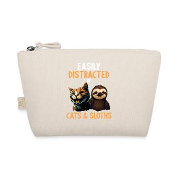 Facilement distrait par les chats et les paresseux - Trousse biologique - nature - Devant