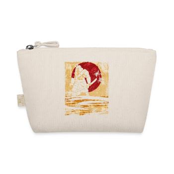 Oni Japanese Art Vintage Fighter Retro - Organic Pouch - nature - Front