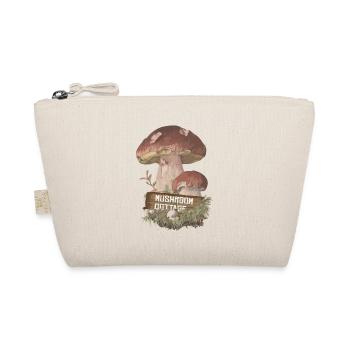 Mushroom Cottage Goblincore Cottagecore Aesthetic - Organic Pouch - nature - Front