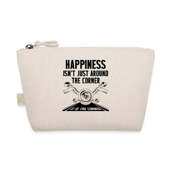 Happiness Isn't Just Around The Corner It Is The C - Bio-Täschchen - Natur - Vorne
