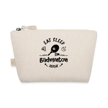 Federball Badminton Crossminton Speedminton Sport - Organic Pouch - nature - Front