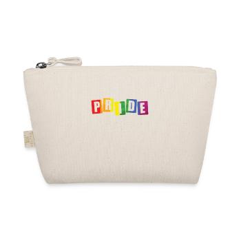 Pride Liebe LGBT Regenbogenfarben Proud - Bio-Täschchen - Natur - Vorne