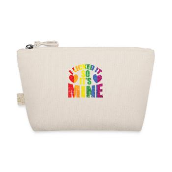 I licked it so it's mine LGBT Toleranz - Bio-Täschchen - Natur - Vorne