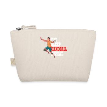 Accessoires de handball motif handball - Trousse biologique - nature - Devant