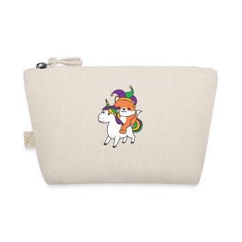 Renard de Mardi Gras avec costume de carnaval de licorne - Trousse biologique - nature - Devant