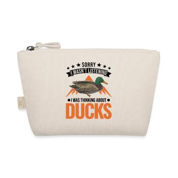 Duck lover gift duck breeder - Organic Pouch - nature - Front