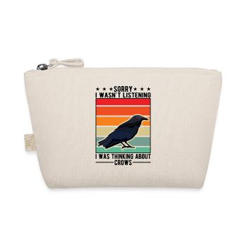 Crow Raven Crow Crow Husbandry Crow Breeder - Organic Pouch - nature - Front