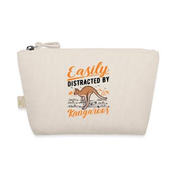 Easily distracted by Kangaroos Kangaroo - Organic Pouch - nature - Front