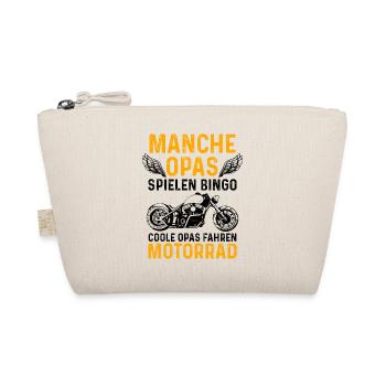 Manche Opas Spielen Bingo Coole Opas Fahren Motorr - Bio-Täschchen - Natur - Vorne