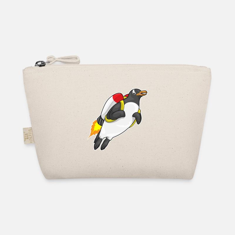 Pinguin Fliegen Jetpack Bio-Täschchen