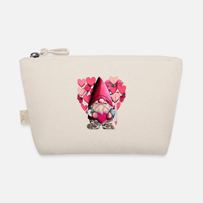 Joyeuse Saint-Valentin Gnome avec cœur drôle Trousse biologique
