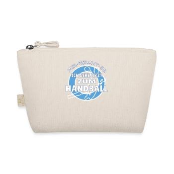 Handball Zubehör handballer Motiv - Bio-Täschchen - Natur - Vorne