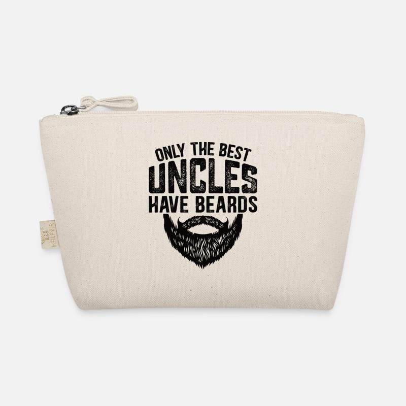 Uncle Beard Beard-Bearer Saying | funny gift Organic Pouch