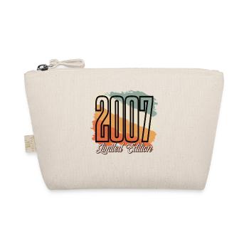 2007 Year of birth Birthday Year of construction Vintage Retro - Organic Pouch - nature - Front