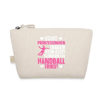 Handball Handballerin Frauen Handball - Bio-Täschchen - Natur - Vorne