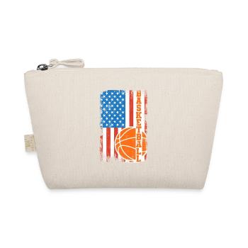July 4 Basketball - Organic Pouch - nature - Front