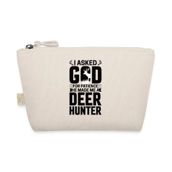Hunter Archery Forest Deer Hunting Dog Deer - Organic Pouch - nature - Front